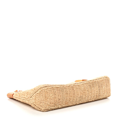 Louis Vuitton Raffia Pochette Voyage Souple Natural Beige 4 of 10