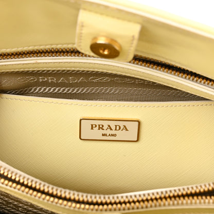 Prada Saffiano Lux Medium Open Promenade Tote Ananas 5 of 16