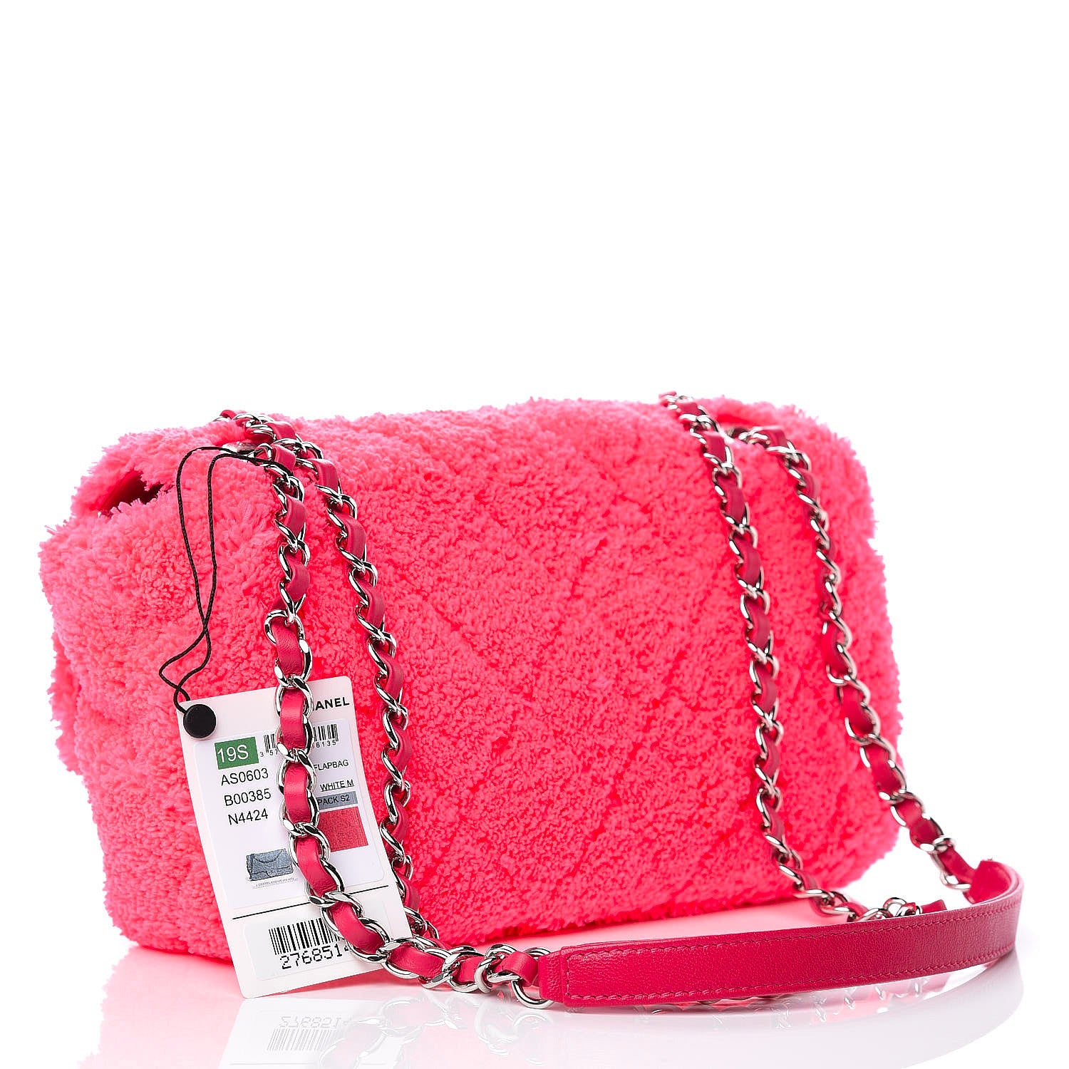 Chanel Lambskin Calfskin Mixed Fibers Quilted Medium Flap Pink 3 of 11