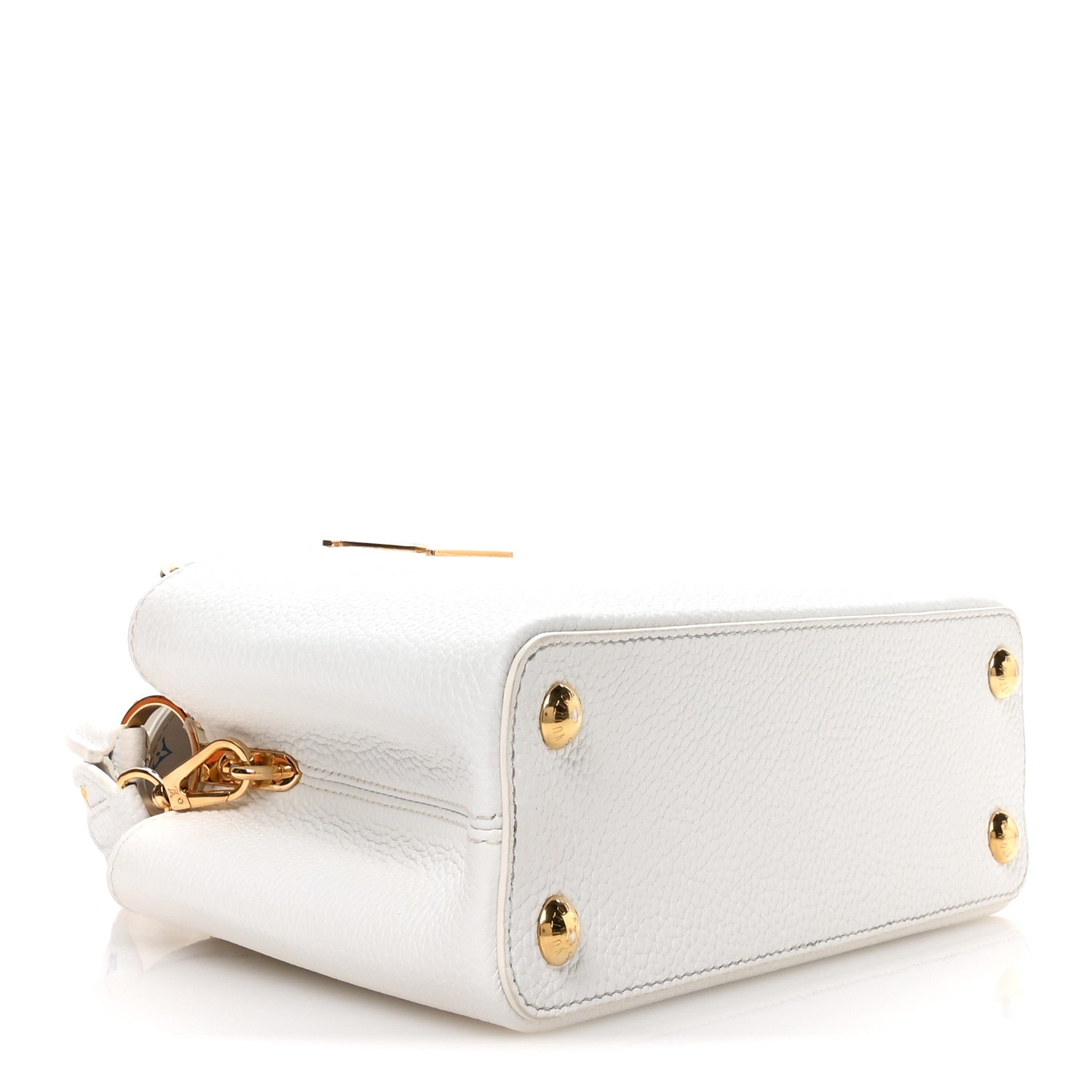 Louis Vuitton LV X TM Taurillon BB Capucines Blanc 1818370