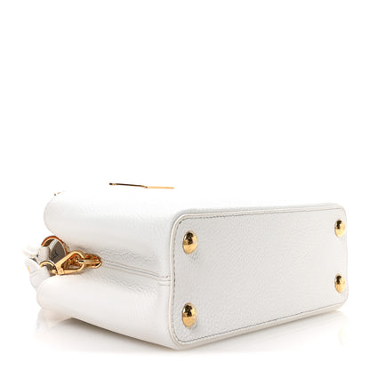 Louis Vuitton LV X TM Taurillon BB Capucines Blanc 4 of 9