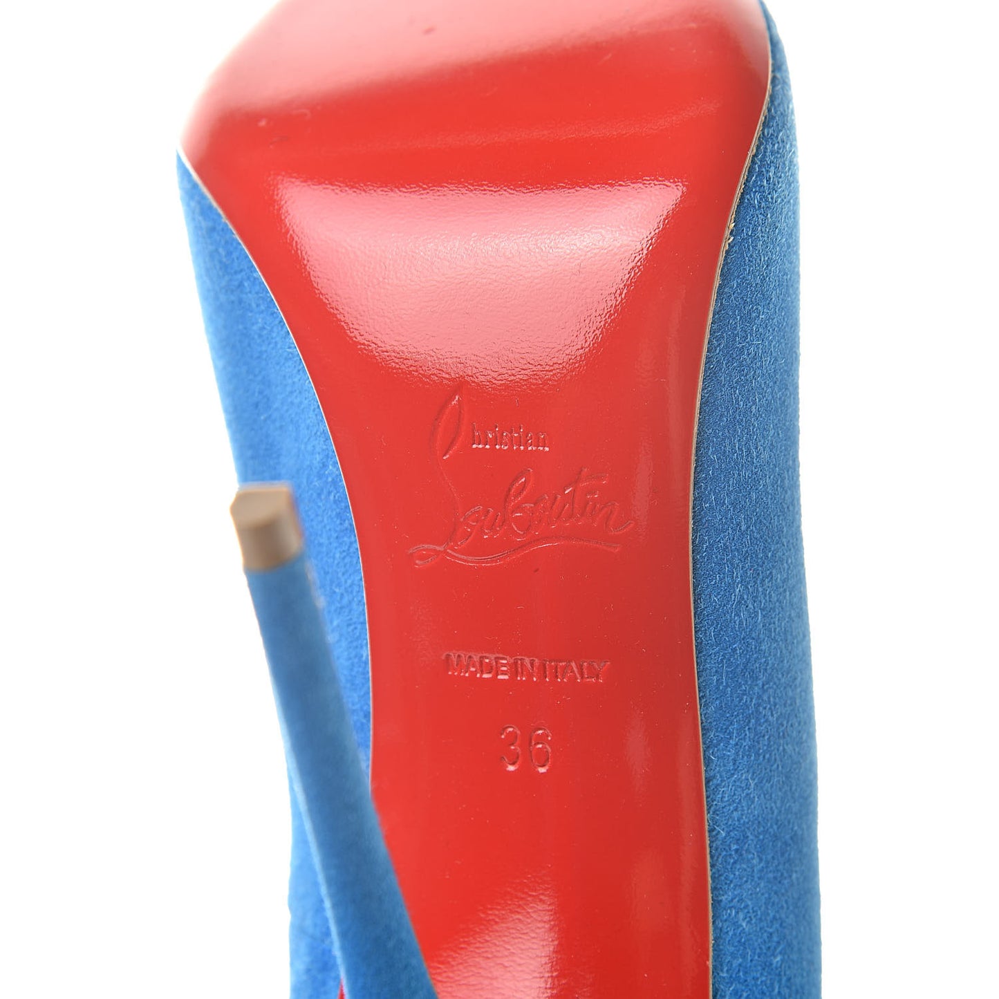 Veau Velours So Kate 120 Pumps 36 Egyptian Blue
