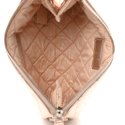 Chanel Metallic Lambskin Quilted Cosmetic Pouch Light Gold 6 of 12
