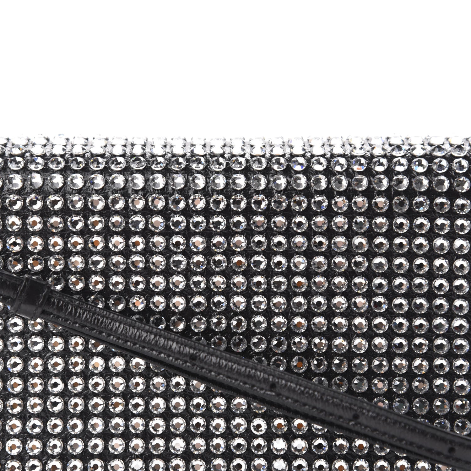 Saint Laurent Textured Patent Crystal Toy Kate Crossbody Black 10 of 10
