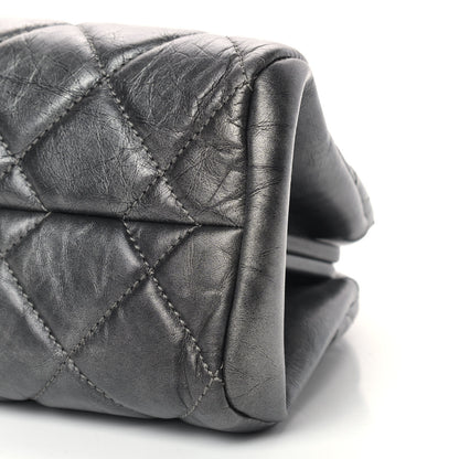 Chanel Aged Calfskin Medium Just Mademoiselle Bowling Bag Black 9 of 10