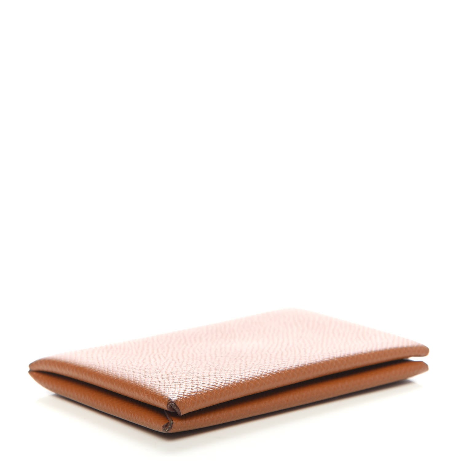Hermes Epsom Calvi Card Case Gold 4 of 9