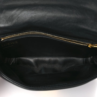 Loewe Shiny Nappa Lambskin Mini Goya Puffer Bag Black 5 of 8