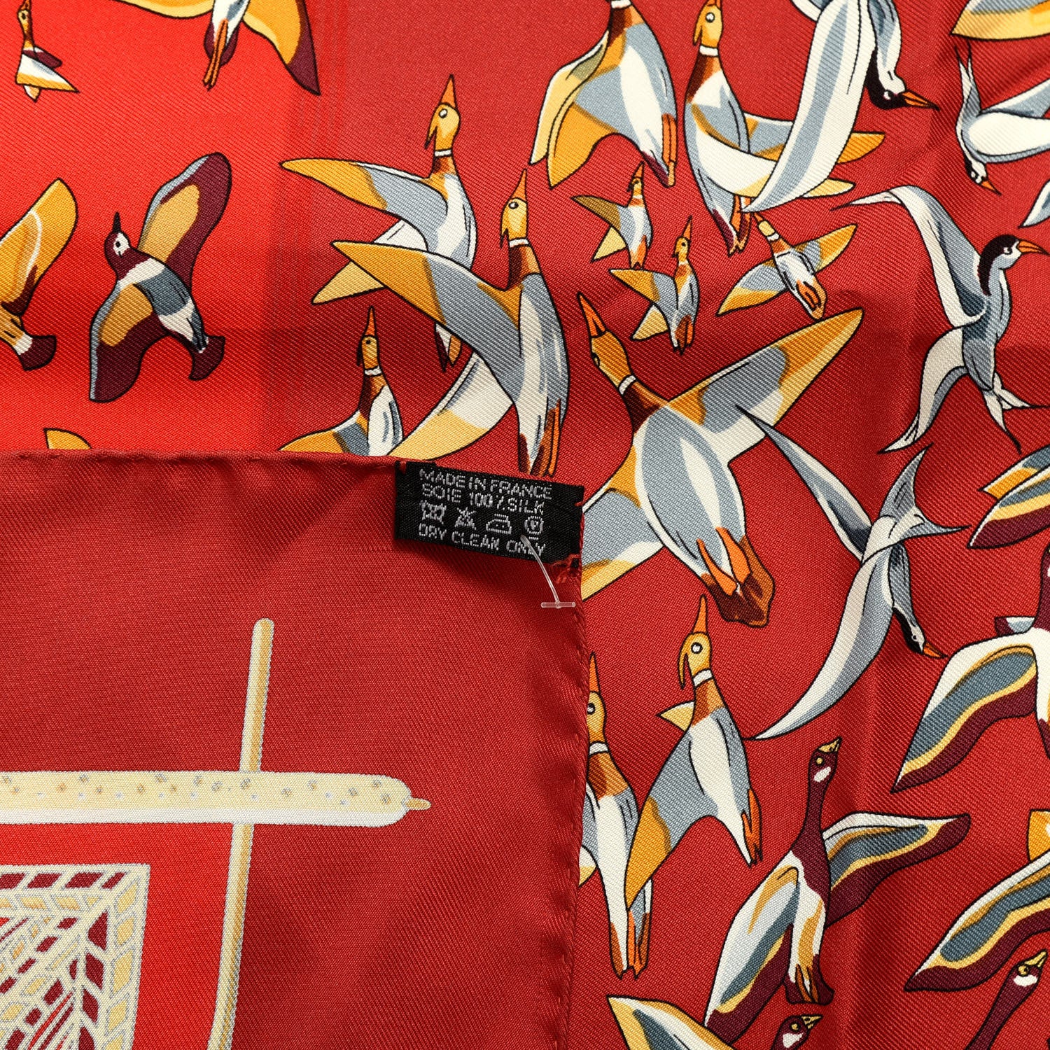 Hermes Silk Libres Comme L'Air Scarf 90 3 of 4