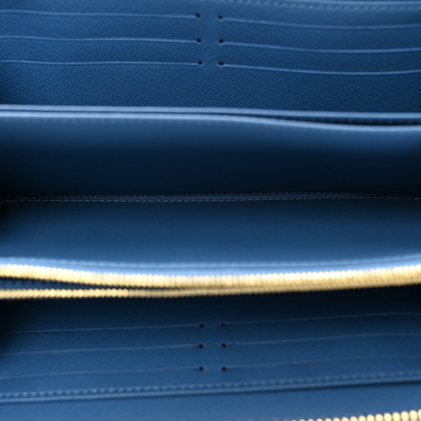 Monogram Zippy Wallet Blue Jean