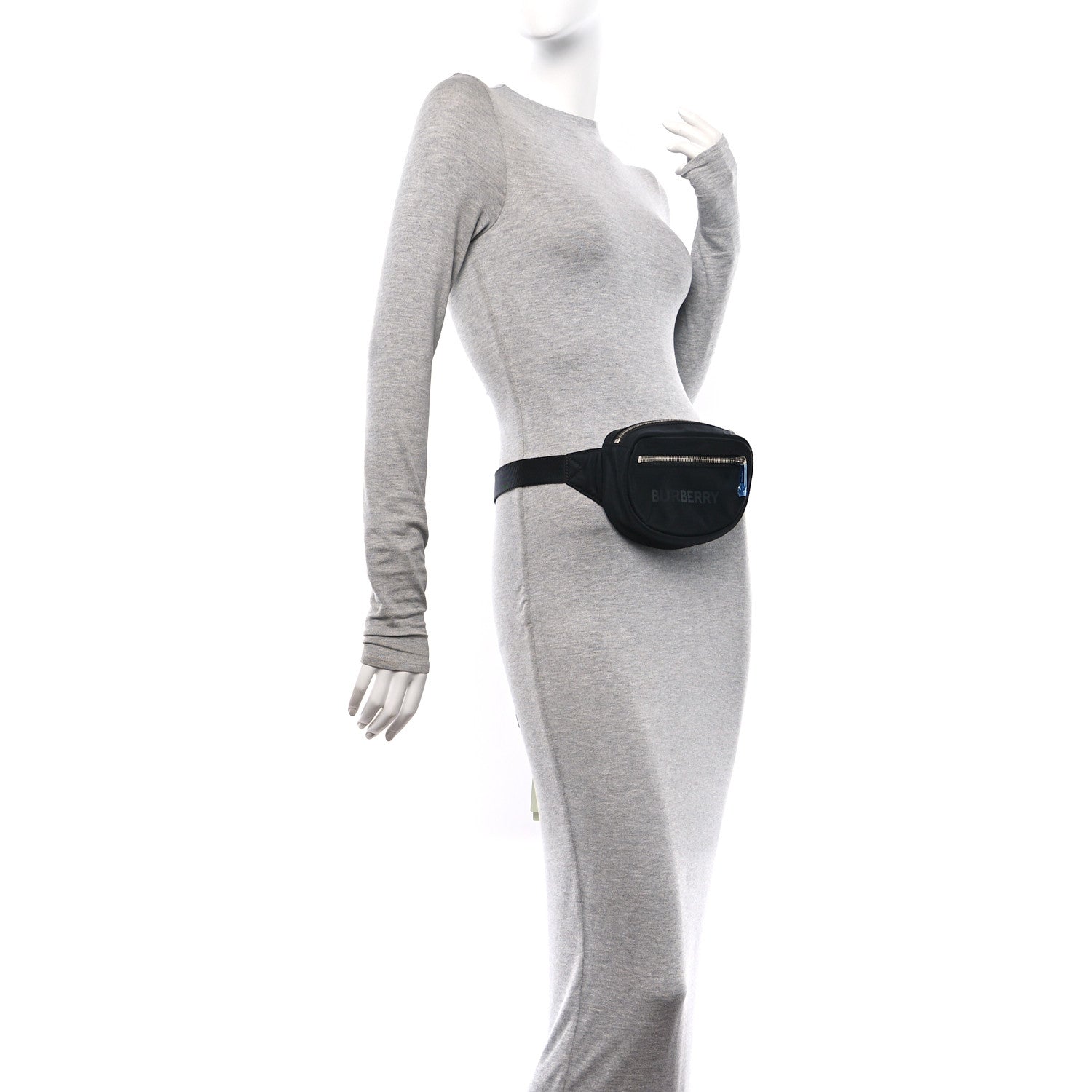 Burberry Econyl Logo Print Small Cannon Bum Bag Black 2 of 10