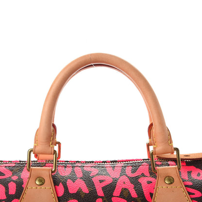 Louis Vuitton Monogram Graffiti Speedy 30 Fuchsia 8 of 12