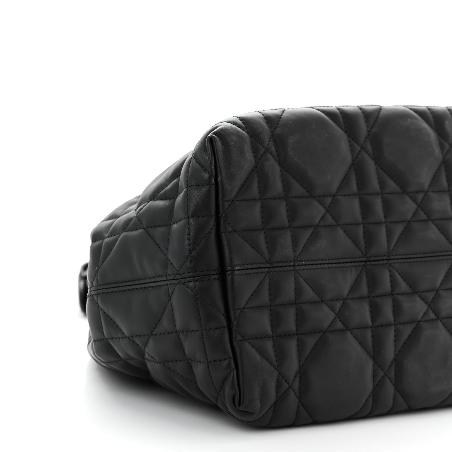 Christian Dior Calfskin Macrocannage Medium Toujours Black 9 of 10