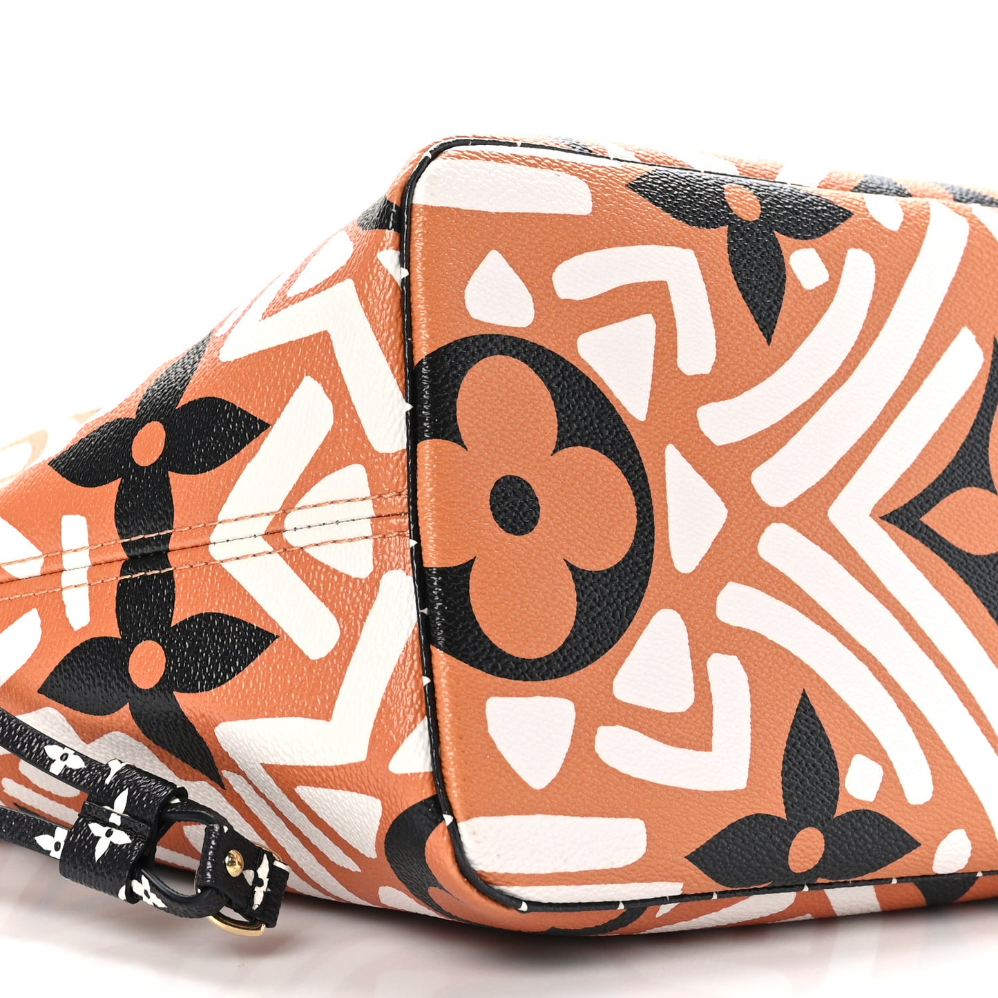 Monogram Giant Crafty Neverfull MM Creme Caramel