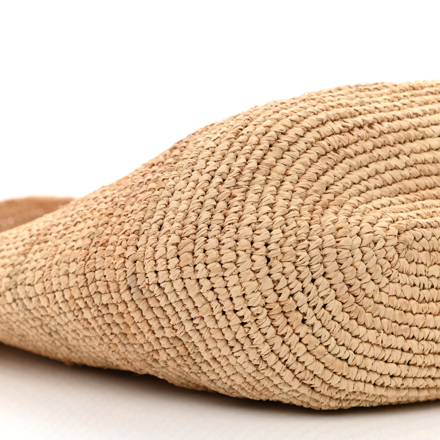Raffia Paula's Ibiza Slit Tote Bag Natural Tan