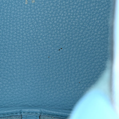 Hermes Taurillon Clemence Picotin Lock 22 MM Bleu Du Nord 11 of 11