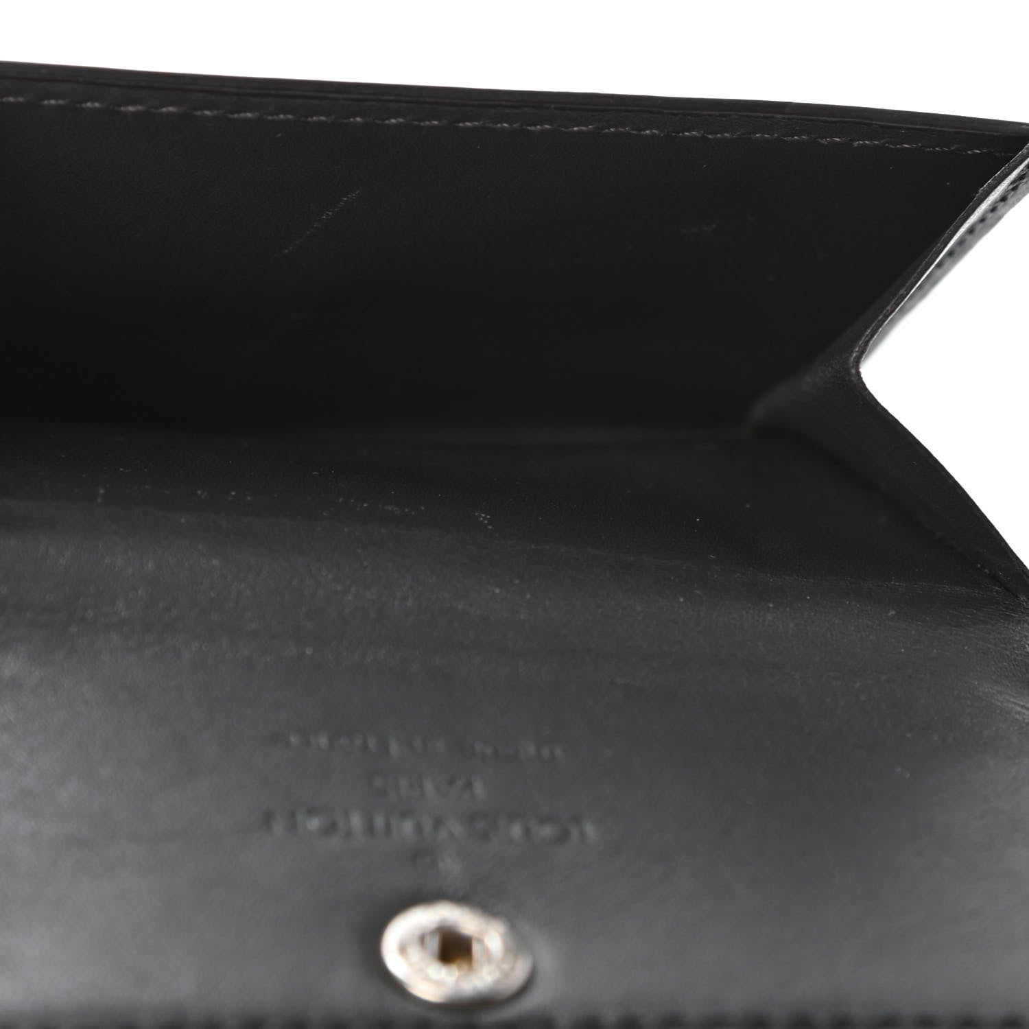Louis Vuitton Mat Monogram Ludlow Wallet Black 4 of 4