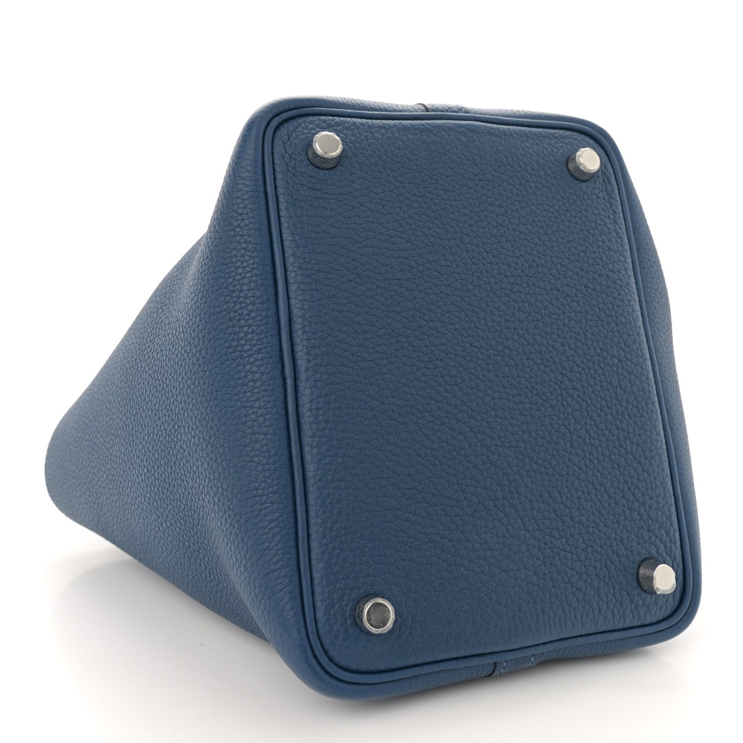 Hermes Taurillon Maurice Picotin Lock 18 PM Deep Blue 4 of 12