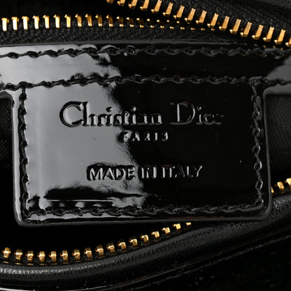 Christian Dior Patent Cannage Medium Lady Dior Black 6 of 11