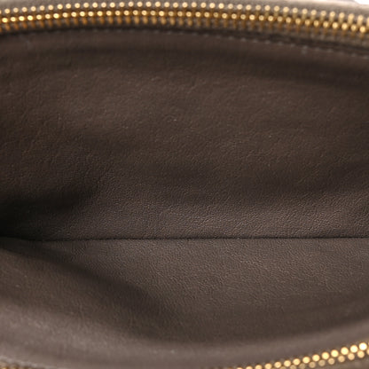 Saint Laurent Grained Lambskin Quilted Mini Becky Double Zip Bag Taupe 5 of 8