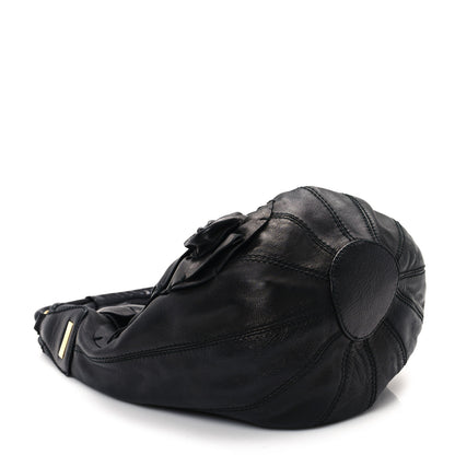 Valentino Garavani Nappa Rosette Bucket Bag Black 4 of 11