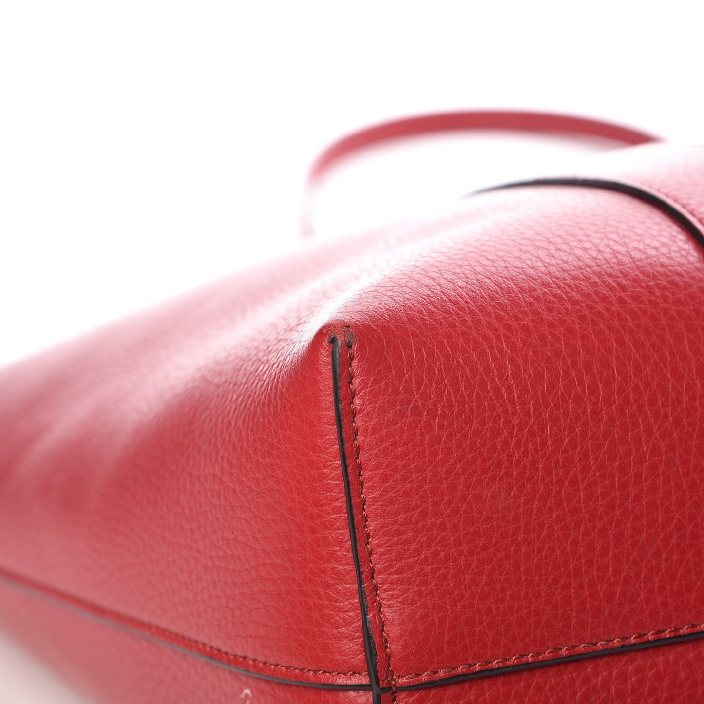 Small Classic Grain Bayswater Tote Scarlet