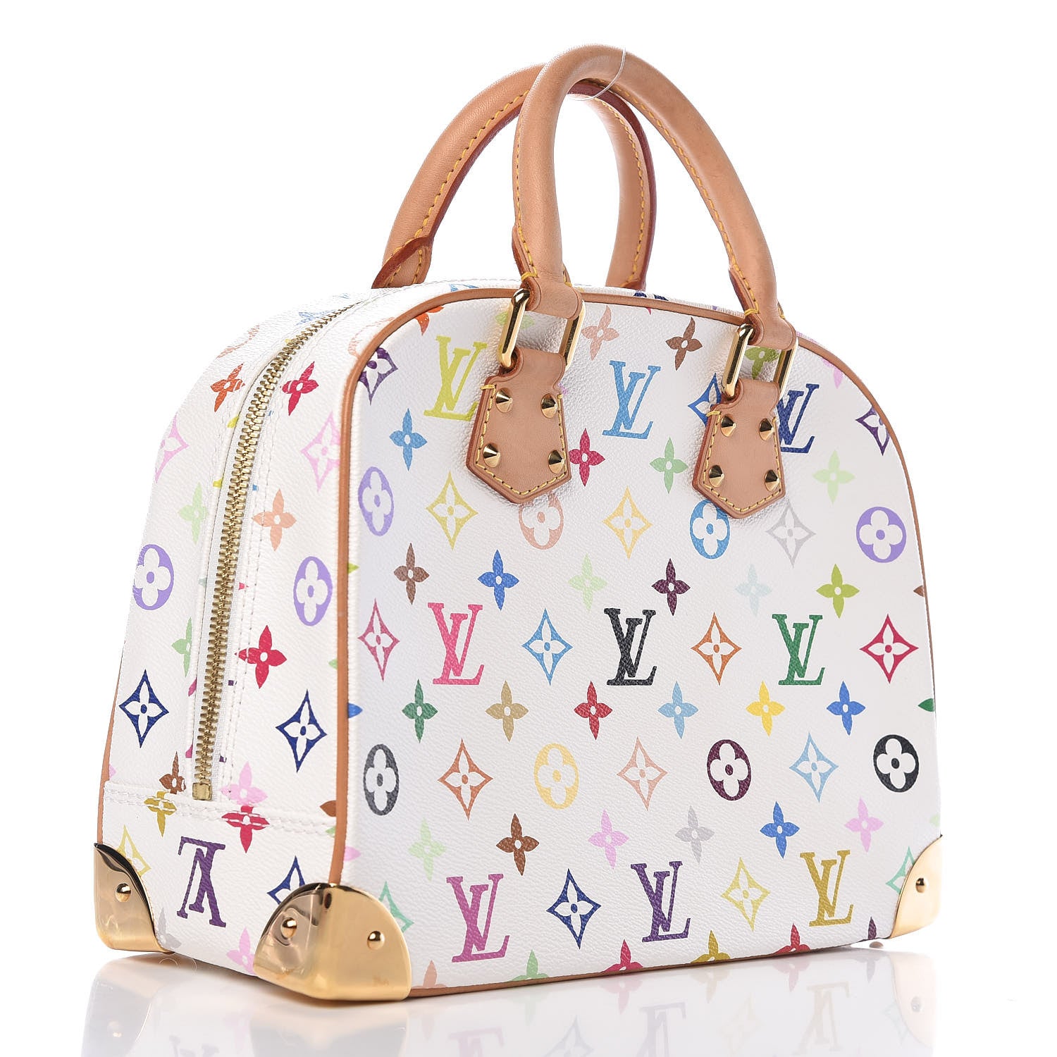Louis Vuitton Monogram Multicolor Trouville White 3 of 11