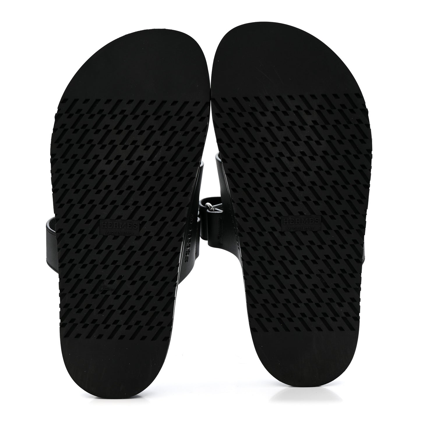 Calfskin Womens Chypre Sandals 38.5 Black