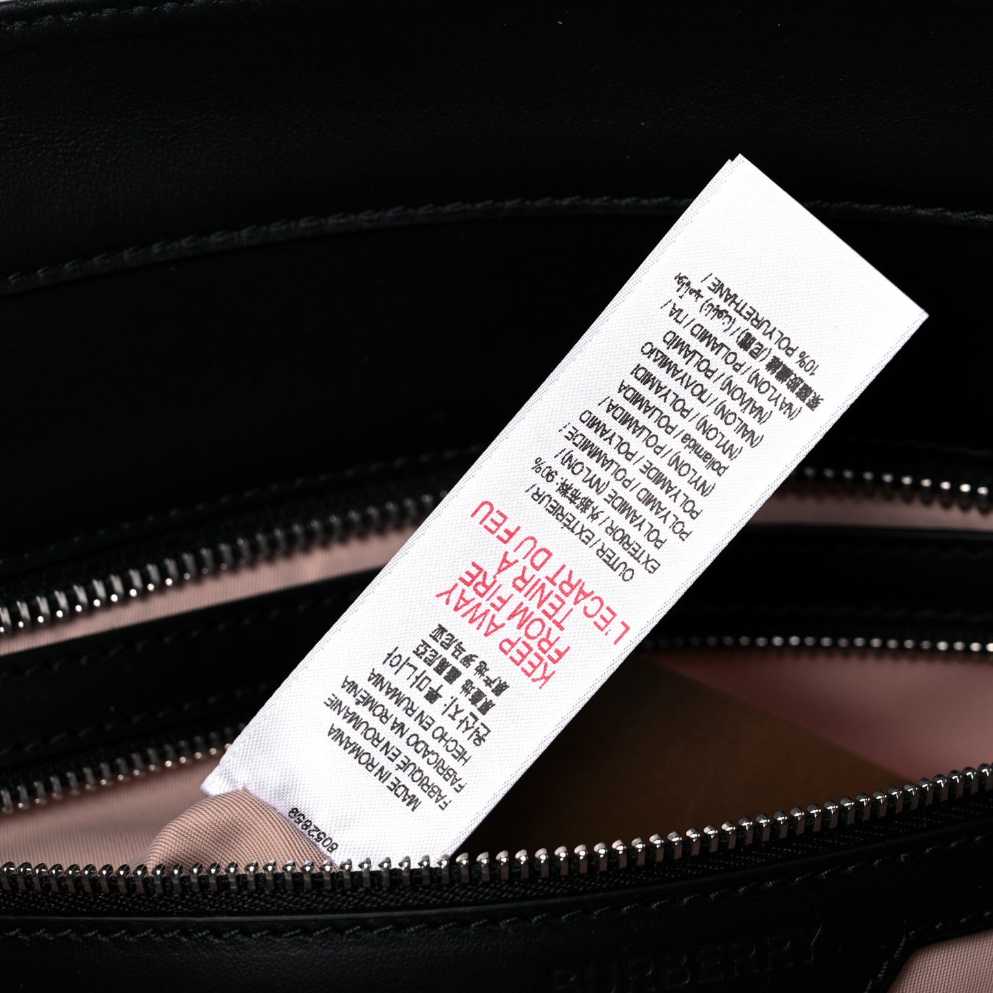 Nylon Logo Small Ardwell Tote Rose Beige