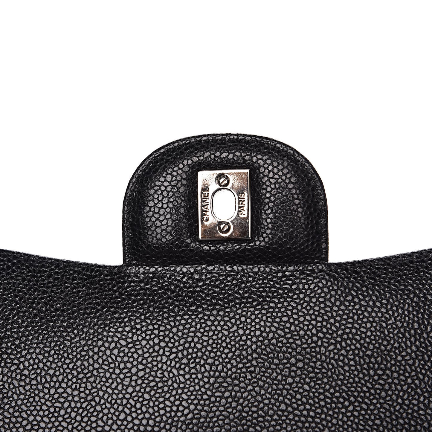 Caviar Quilted Jumbo Single Flap Black