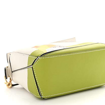 Loewe X SPIRITED AWAY Calfskin Otori-Sama Mini Puzzle Bag Lemon Zest 8 of 9
