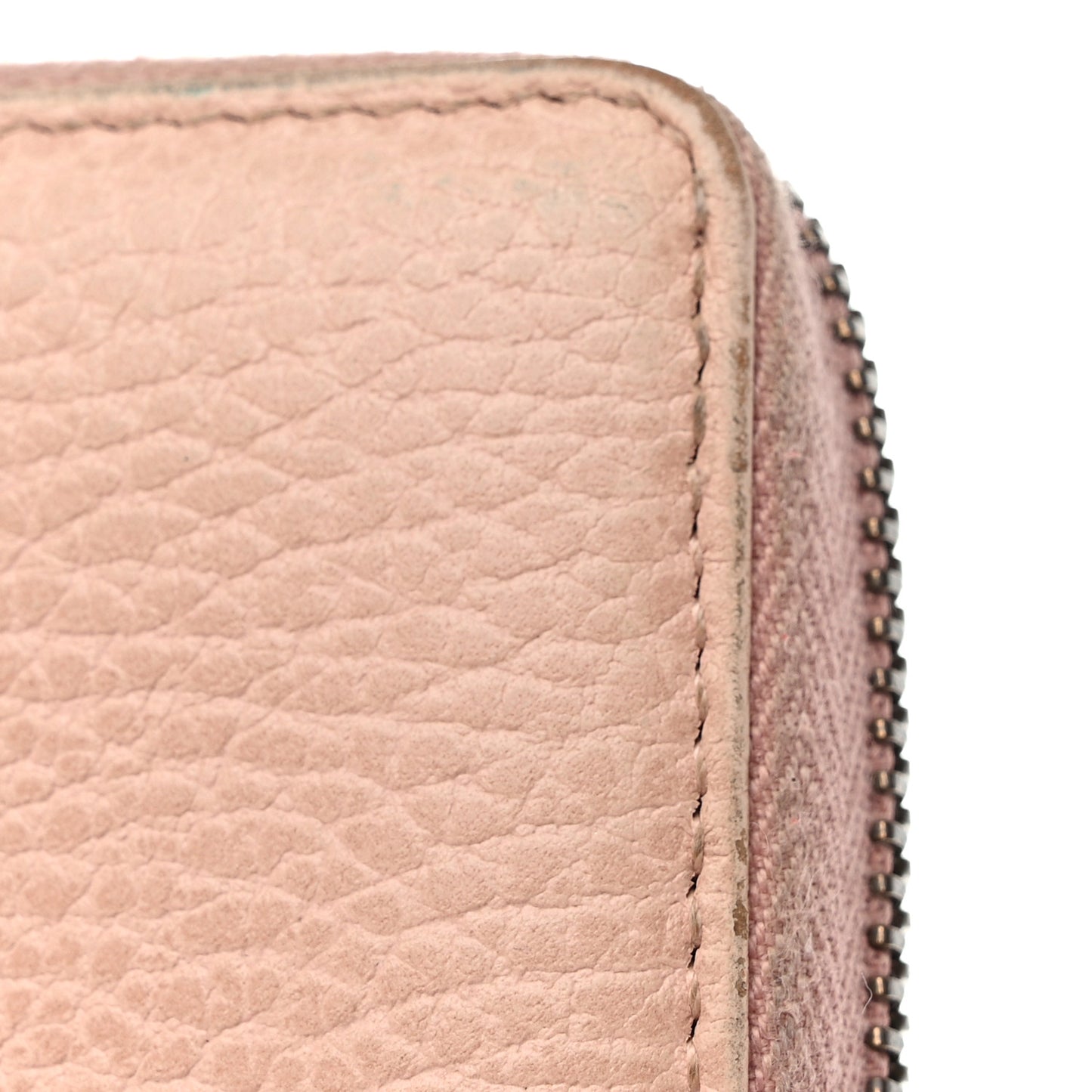Calfskin Butterfly Farfalla Zip Around Wallet Perfect Pink
