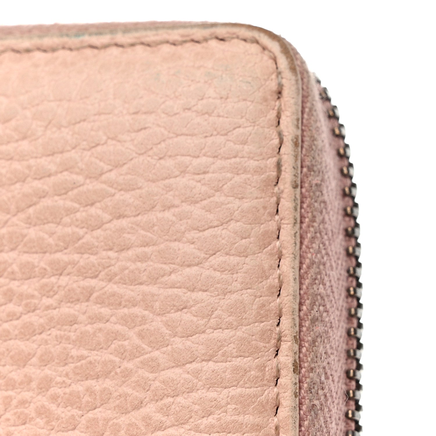 Gucci Calfskin Butterfly Farfalla Zip Around Wallet Perfect Pink 9 of 12