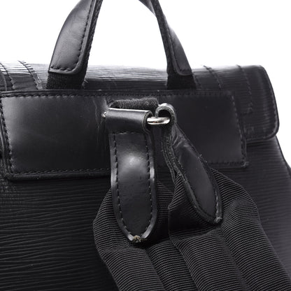 Louis Vuitton Epi Christopher Backpack PM Black 11 of 13