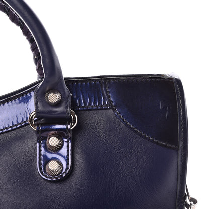 Balenciaga Smooth Calfskin Metallic Patent Giant 12 Silver Hardware City Ultraviolet 21 of 22