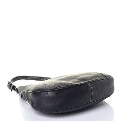 Christian Dior Calfskin Diorissimo Hobo Navy 4 of 10
