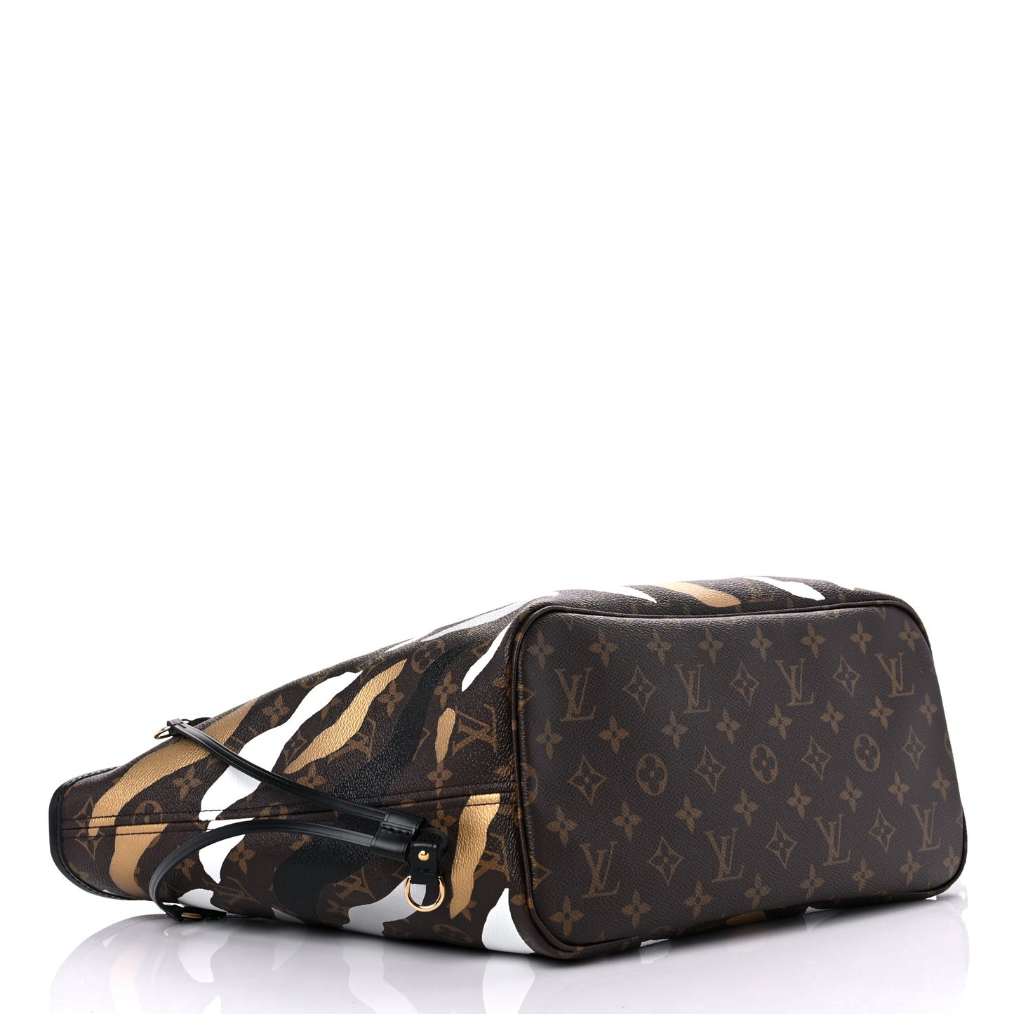 X LOL Monogram Neverfull MM Gold Silver