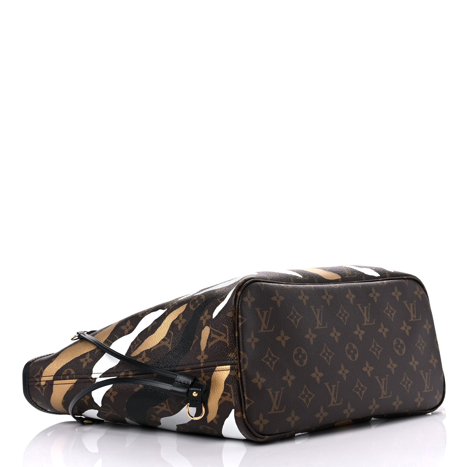 Louis Vuitton X LOL Monogram Neverfull MM Gold Silver 5 of 10