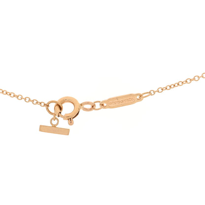 Tiffany 18K Rose Gold Small T Smile Pendant Necklace 4 of 4
