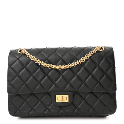 Chanel Aged Calfskin Quilted 2.55 Reissue 226 Flap Black 1 of 11