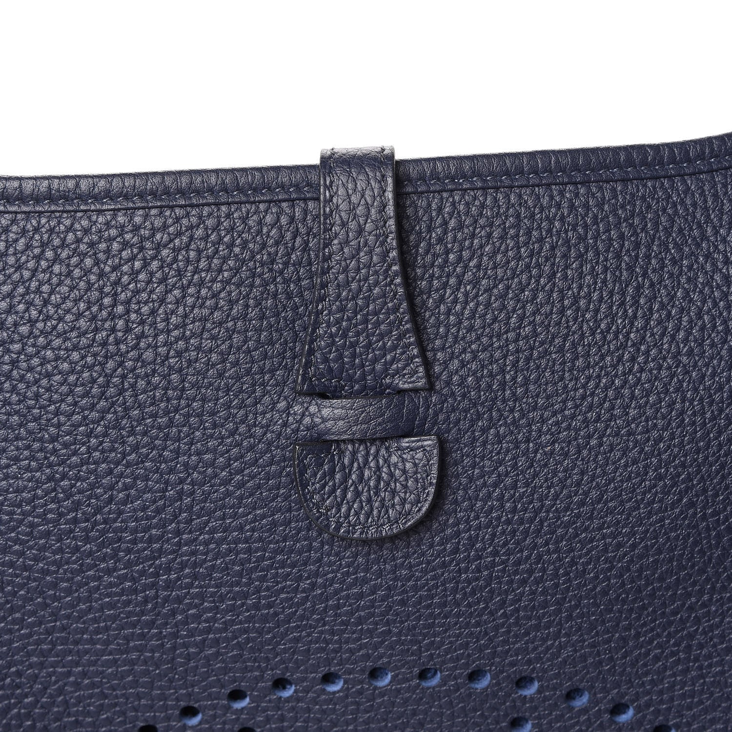 Hermes Taurillon Clemence Evelyne III PM Bleu Nuit 10 of 12