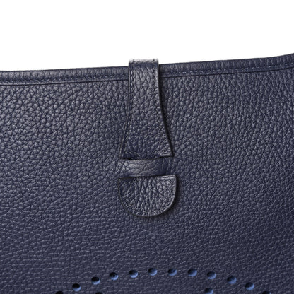 Hermes Taurillon Clemence Evelyne III PM Bleu Nuit 10 of 12