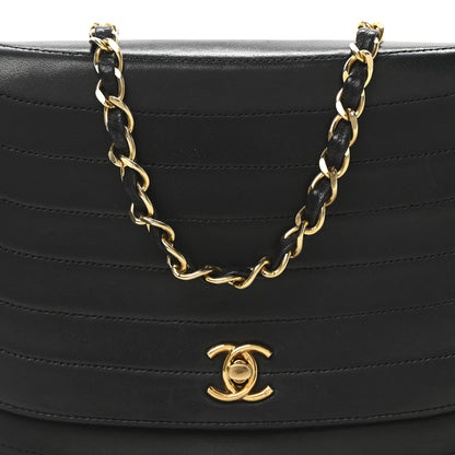 Chanel Lambskin Horizontal Quilted Small Single Flap Black 8 of 10