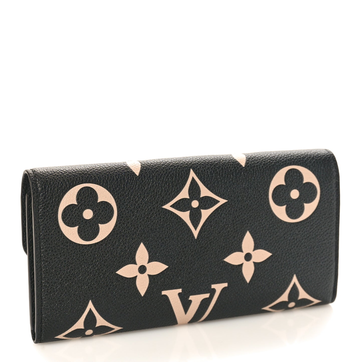 Empreinte Monogram Giant Emilie Wallet Black Beige