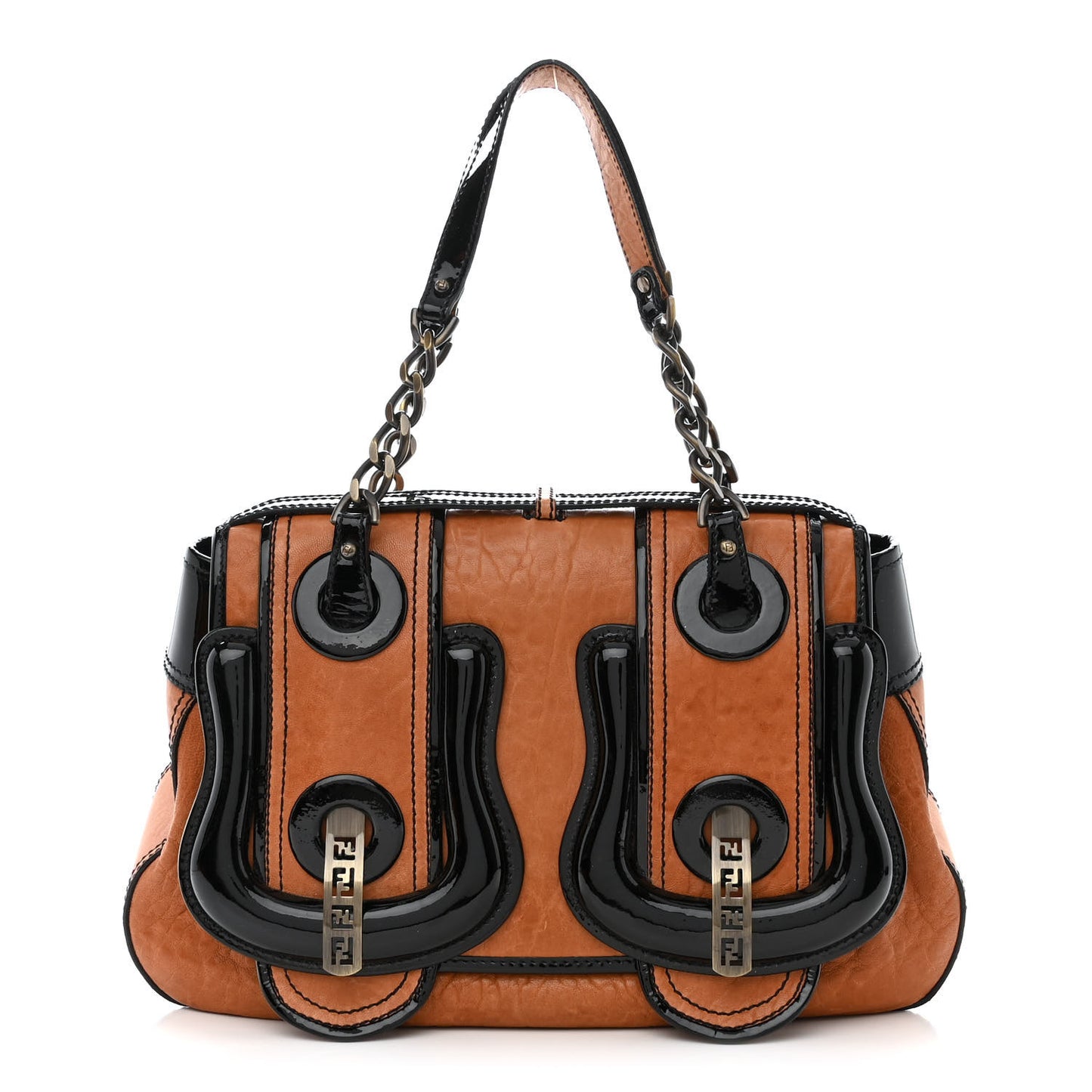 Nappa Patent B Bag Osso Black