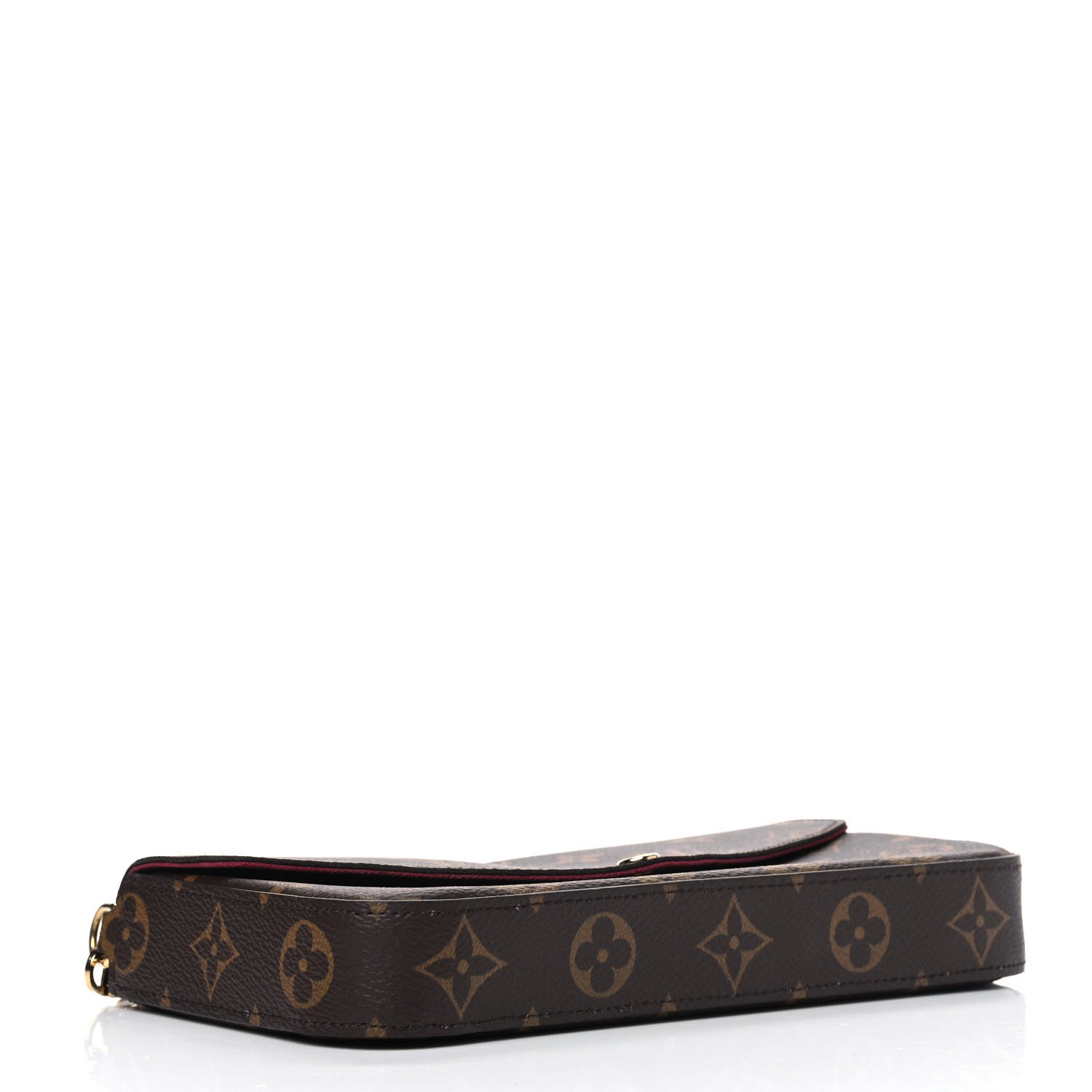 Louis Vuitton Monogram Pochette Felicie Chain Wallet Fuchsia 3 of 6