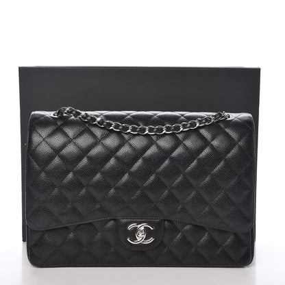 Chanel Caviar Quilted Maxi Double Flap Black 10 of 10