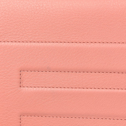 Fendi Vitello Flamingo Tube Macro Clutch Pesca 10 of 14