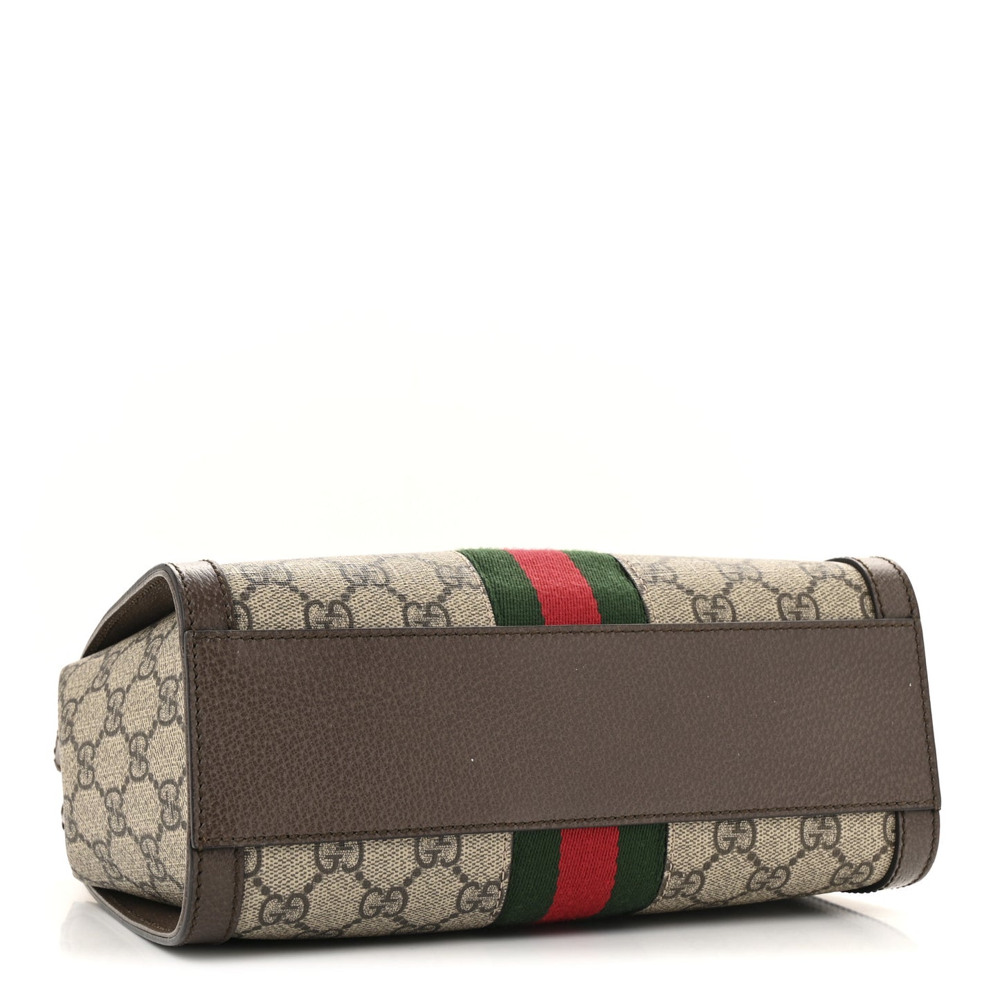 GG Supreme Monogram Small Ophidia Tote Bag Brown