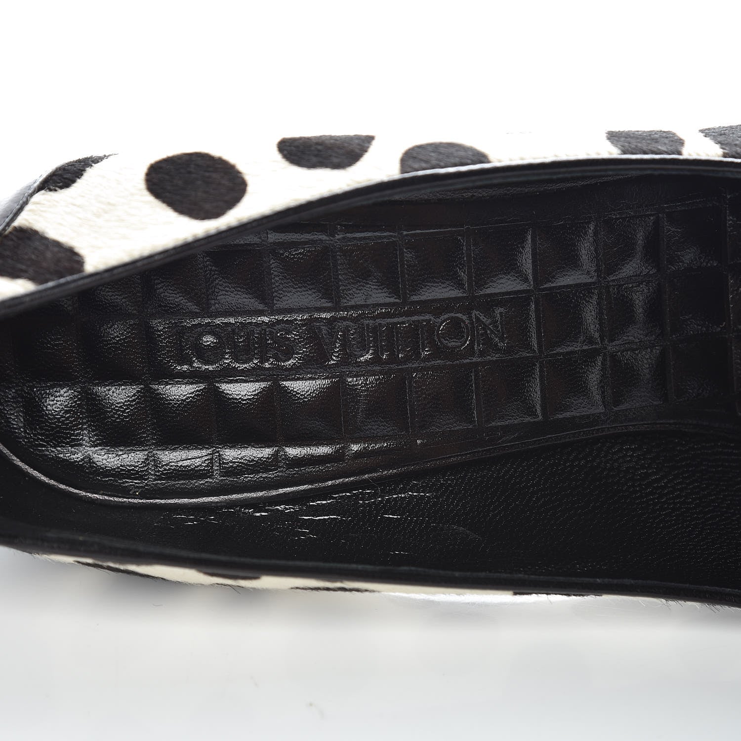 Louis Vuitton Pony Hair Polka Dot Pumps 39 7 of 8