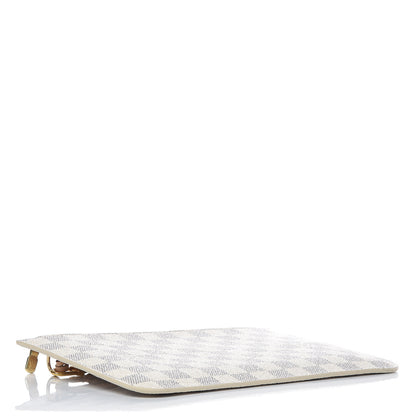 Louis Vuitton Damier Azur Neverfull MM GM Pochette Rose Ballerine 4 of 10